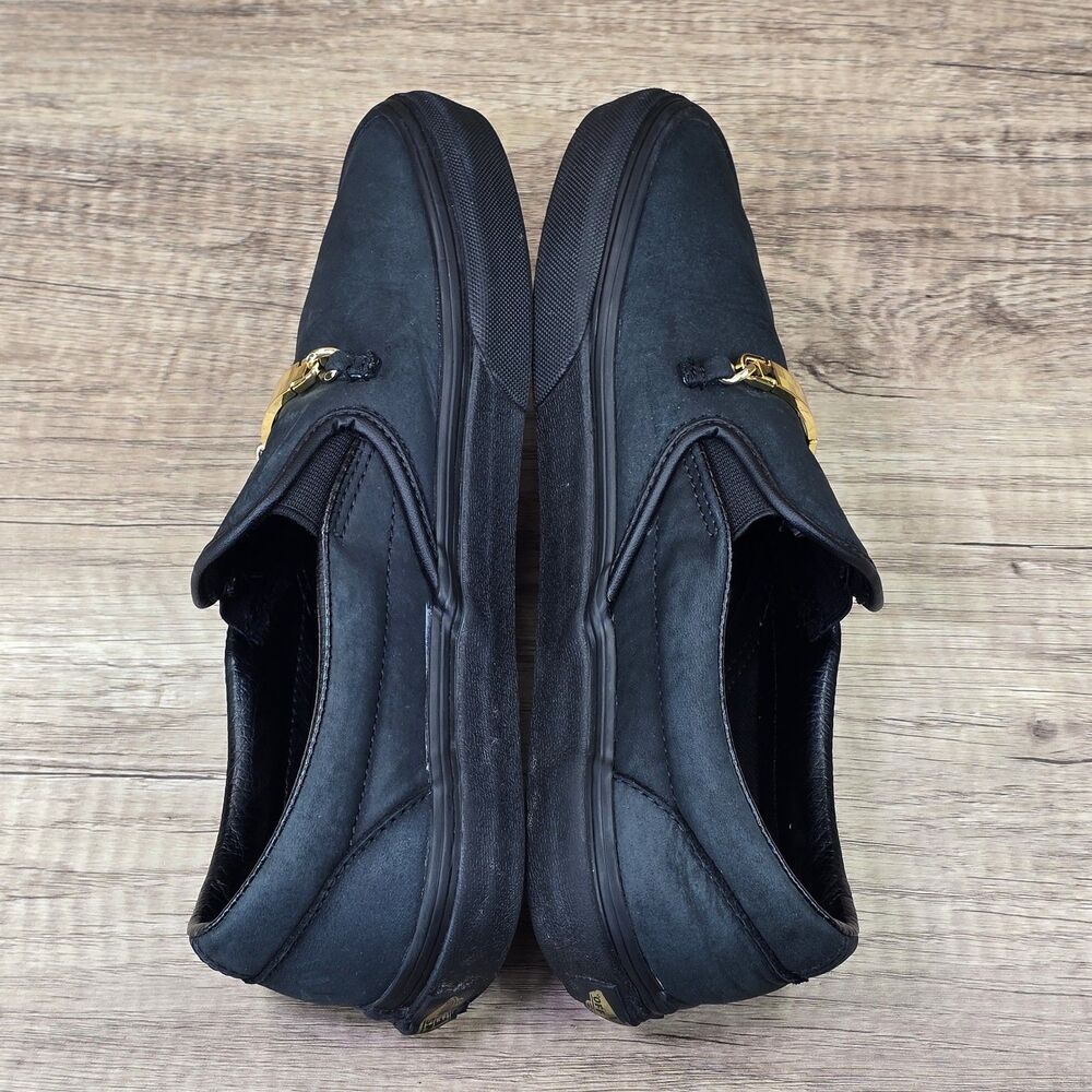 Vans ID Classic Slip On Men's Size 6.5 Women’s Size 8 Black Nubuck Shoes (721278 - Picture 6 of 9